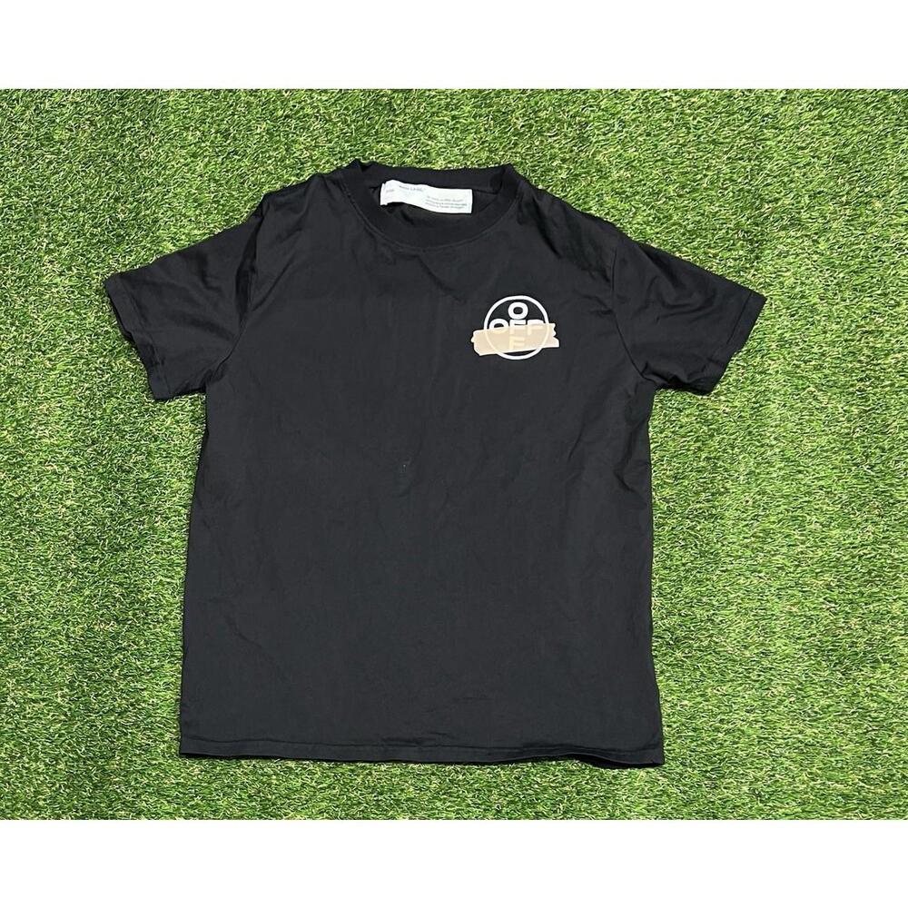 OFF-WHITE Dash Arrow Jumbo Fire Virgil Abloh Men T-shirt size M